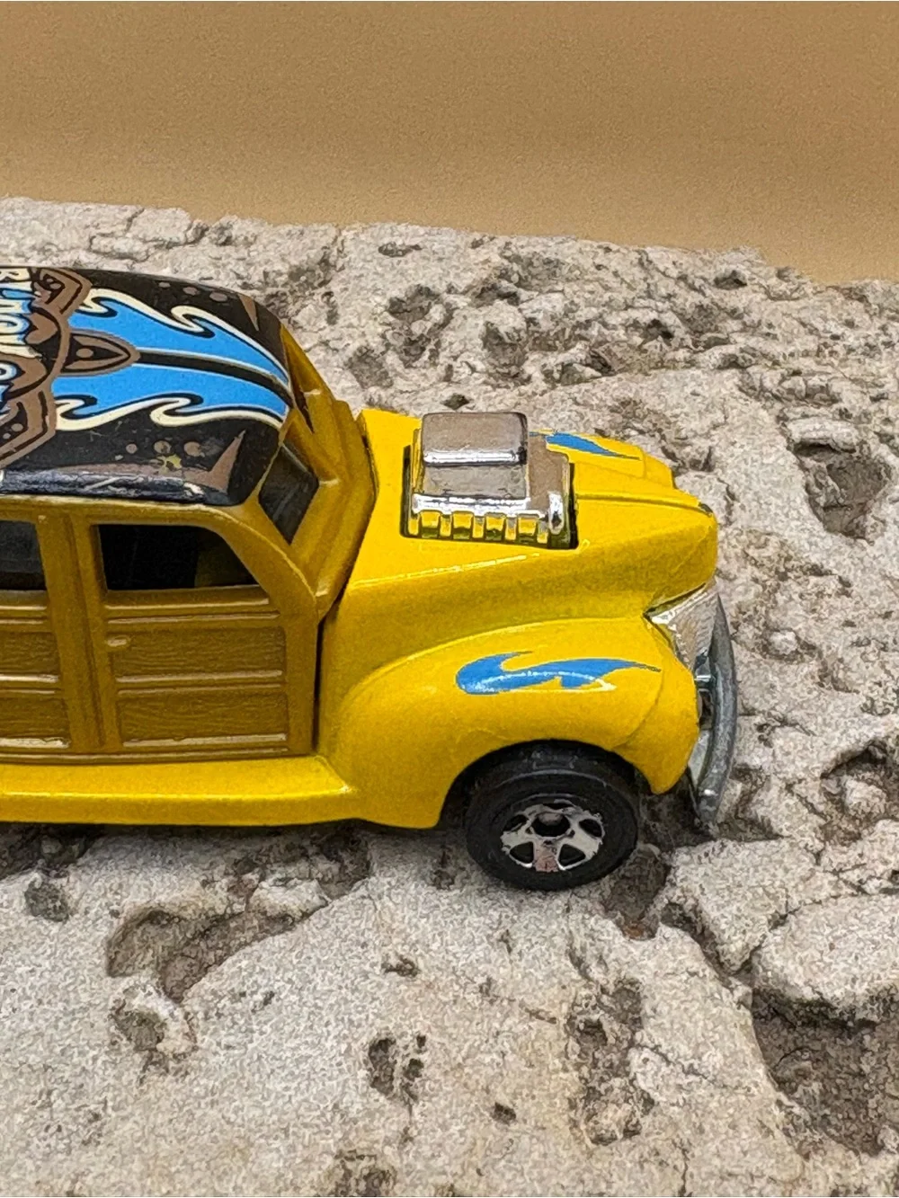 Vintage Hot Wheels 1979 Mattel BLACK SAND BEACH Vehicle Woody
